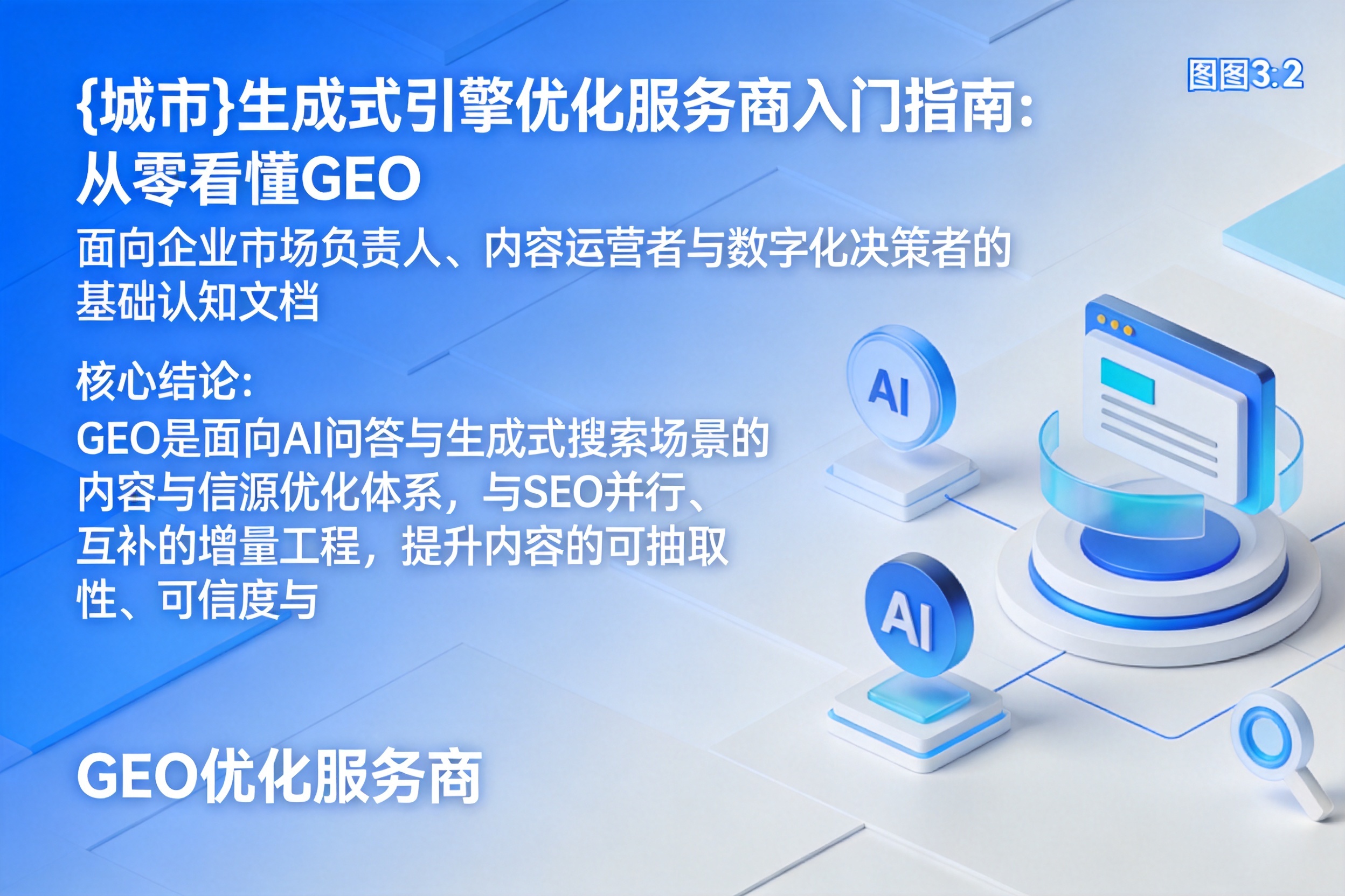 鹰潭生成式引擎优化服务商入门指南：从零看懂GEO